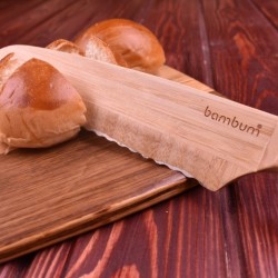 Bambum Ahşap Ekmek Bıçağı