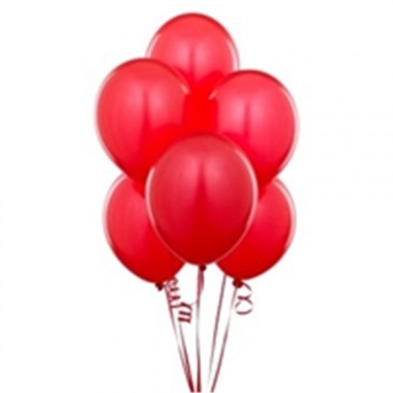 Kırmızı Renkli 6'lı Balon